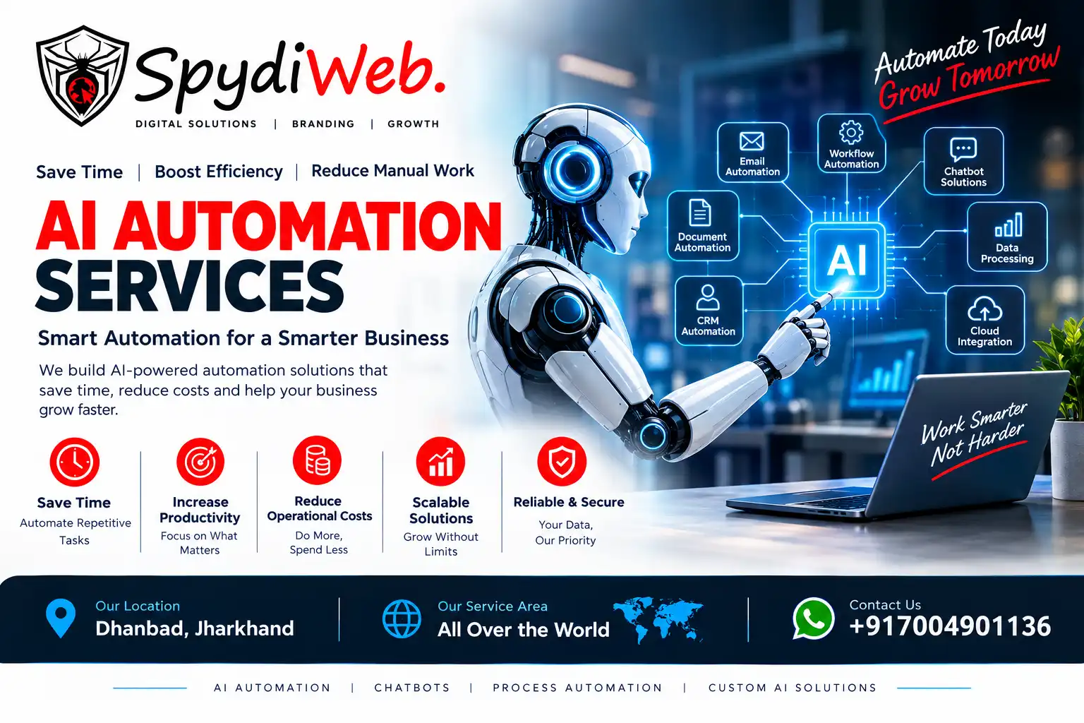 AI Automation Services in Dhanbad for Smarter Business Growth