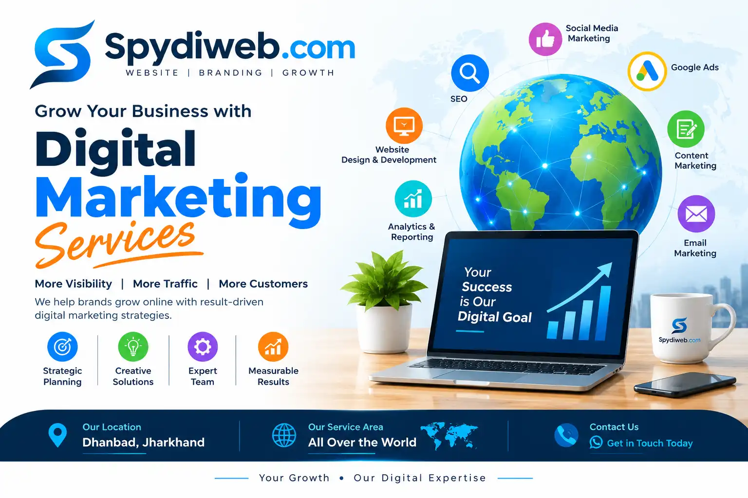 Digital Marketing Services in Dhanbad That Help Your Business Grow
