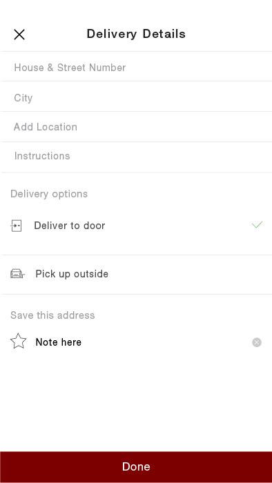 food delivery android app